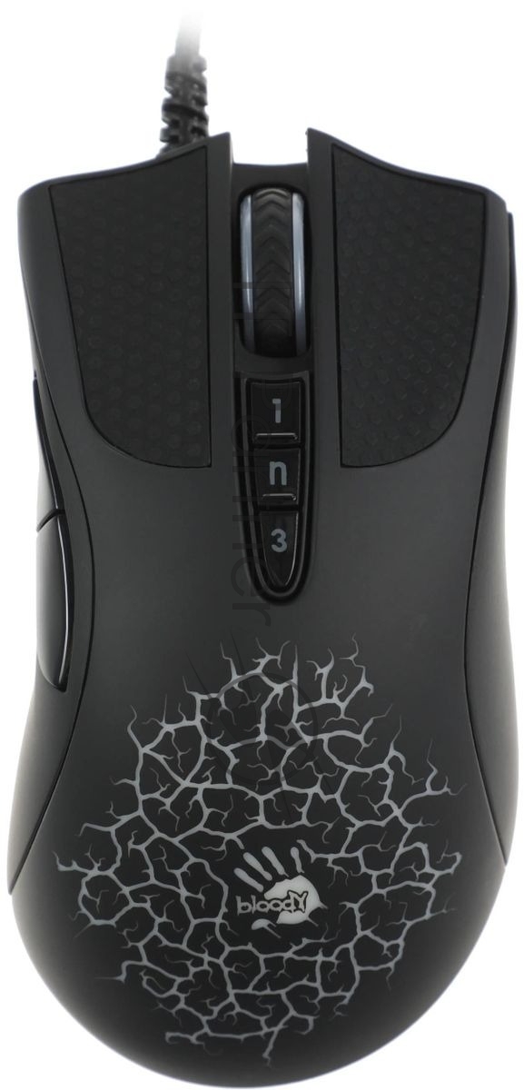 Мышь проводная A4Tech Bloody Blazing A9/A90 черный, 4000 dpi, USB Type-A, кнопки - 8
