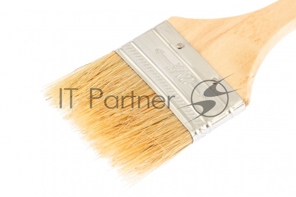 Кисть плоская Sparta Slimline 2,5" (63 мм), натуральная щетина, деревянная рукоятка
