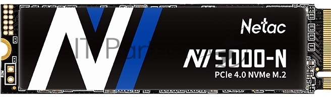 Накопитель SSD Netac NV5000-N, 1Tb, M.2 2280, PCIe 4.0 x4, NVMe, R/W 4800/4600, с радиатором