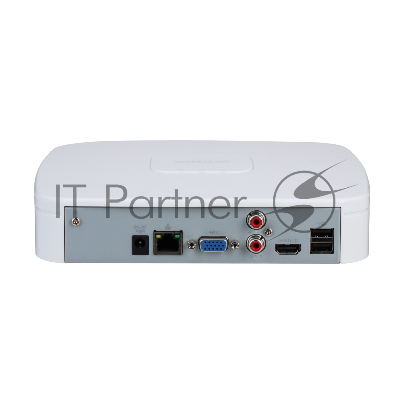 Видеорегистратор Dahua DHI-NVR2104-I2 4-канальный IP-видеорегистратор 4K и H.265+, ИИ