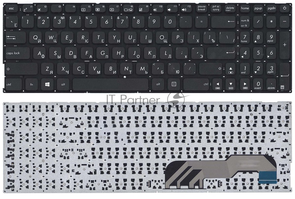 Клавиатура для ноутбука Asus X541 черная