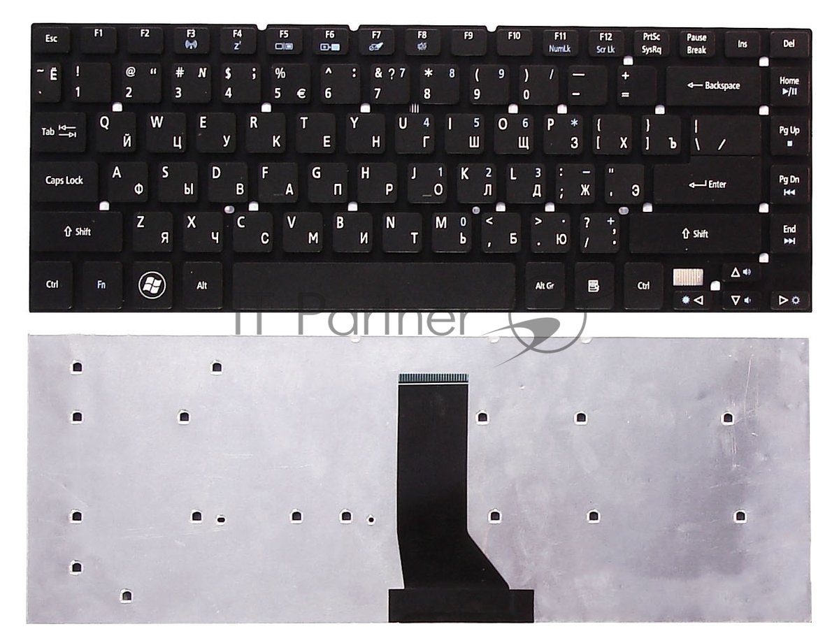 Клавиатура для ноутбука Acer Aspire 3830 3830G 3830T 3830TG 4830 4830G 4830T 4830TG черная