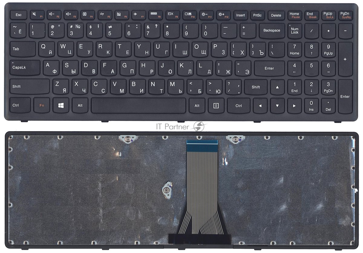 Клавиатура для ноутбука Lenovo G505s Z510 S510 черная