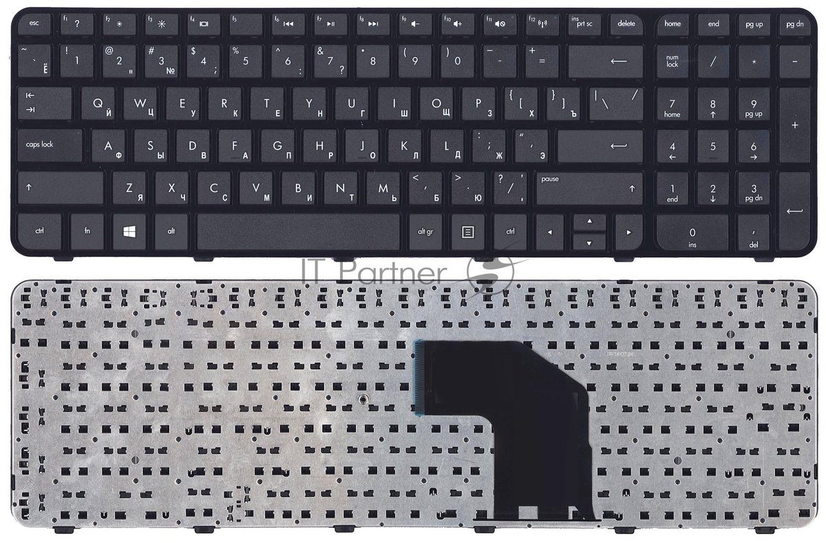 Клавиатура для ноутбука HP Pavilion G6-2000 черная с рамкой