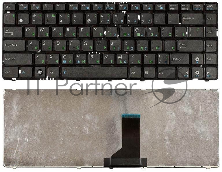 Клавиатура для ноутбука Asus UL30 K42 K43 X42 U41 черная с рамкой