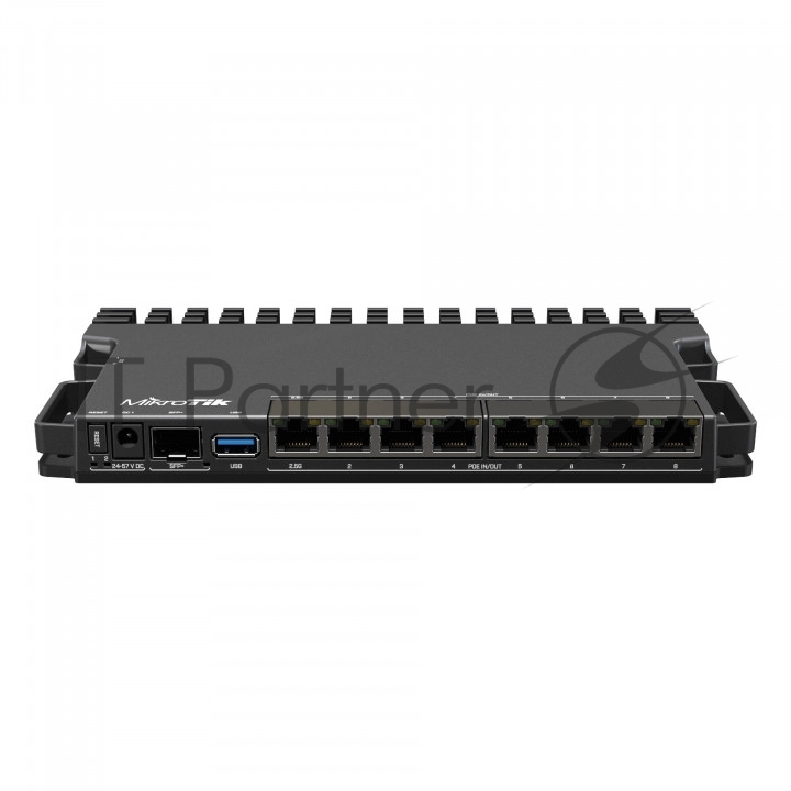 Маршрутизатор MikroTik RB5009UPr+S+IN, 7×1 Гбит/с + 1×2.5 Гбит/с + 1×10 Гбит/с SFP+, управляемый