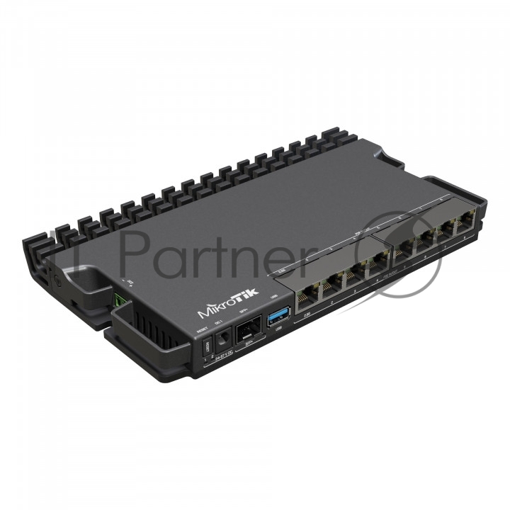 Маршрутизатор MikroTik RB5009UPr+S+IN, 7×1 Гбит/с + 1×2.5 Гбит/с + 1×10 Гбит/с SFP+, управляемый