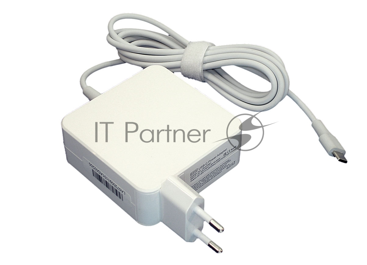 Блок питания (сетевой адаптер) для ноутбуков Xiaomi 65W USB Type-C OEM белый