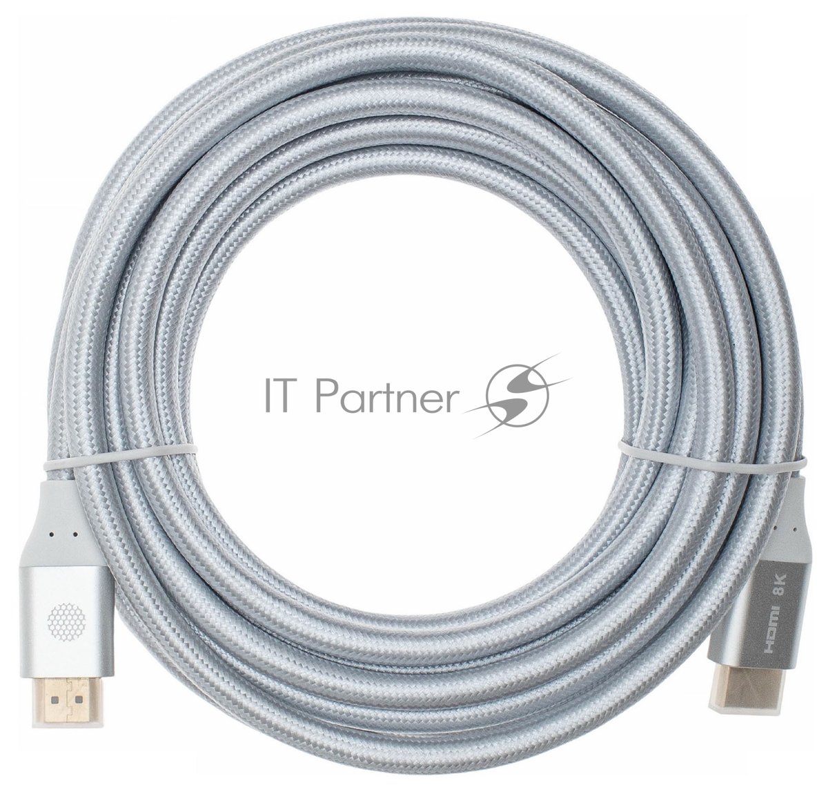 Кабель аудио-видео Cactus CS-HDMI.2.1-5 HDMI (m)/HDMI (m) 5м. Позолоченные контакты серебристый