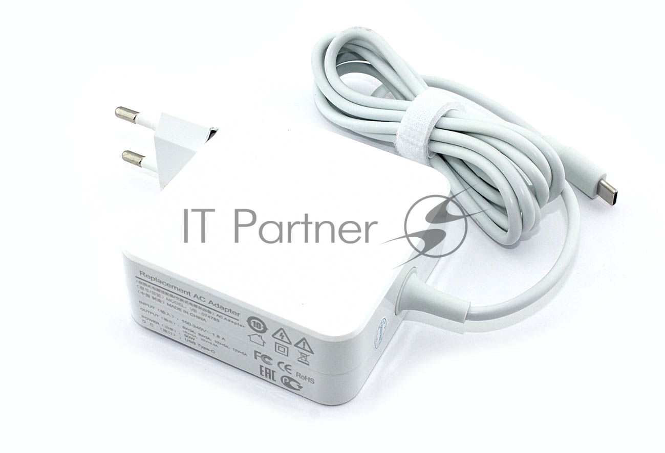 Блок питания (сетевой адаптер) для ноутбуков Xiaomi 90W USB-C (Type-C) OEM белый