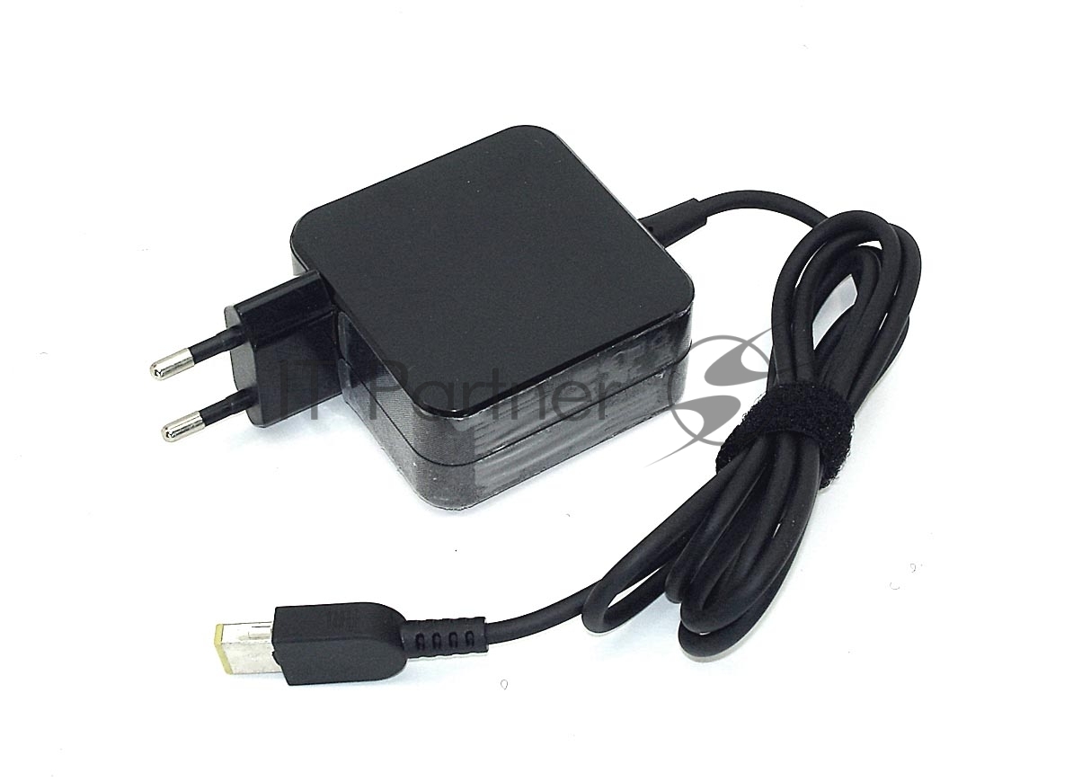 Блок питания (сетевой адаптер) для ноутбуков Lenovo 20V 2.25A Rectangle 45W OEM