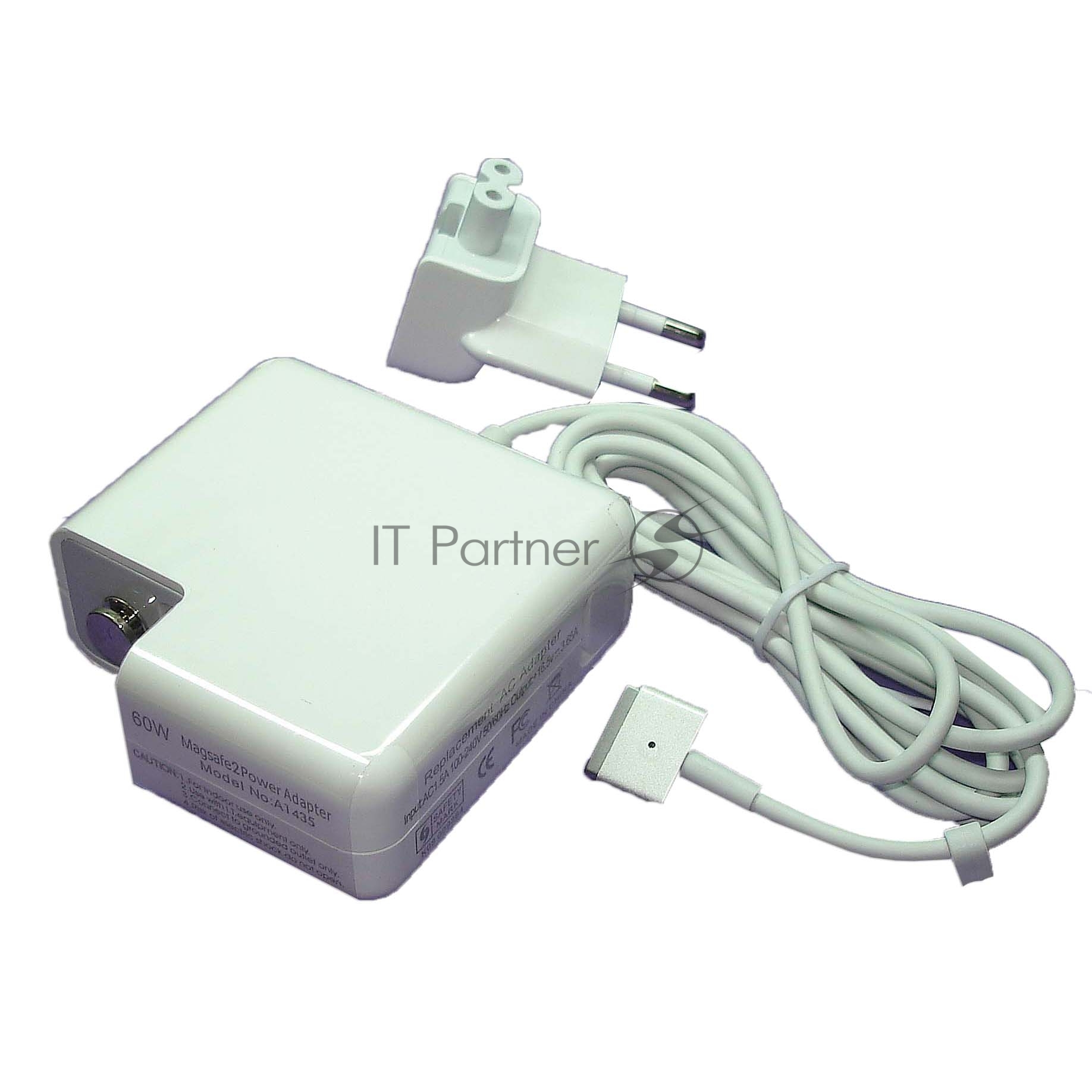 Блок питания (сетевой адаптер) для ноутбуков Apple 16.5V 3.65A 60W MagSafe2 T-shape REPLACEMENT OEM
