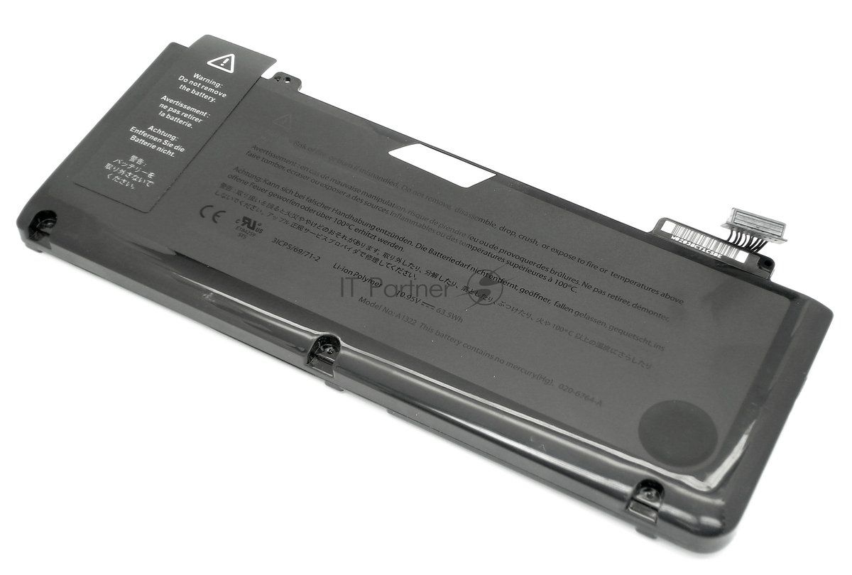 Аккумуляторная батарея для ноутбука Apple MacBook 13" A1322 63,5Wh OEM