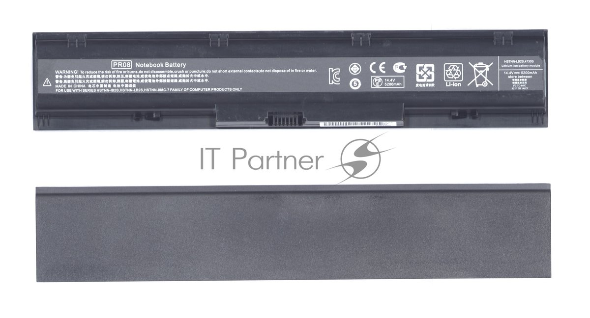 Аккумуляторная батарея для ноутбука HP ProBook 4730s 4740s (HSTNN-IB2S) 14,4V 5200mAh OEM черный