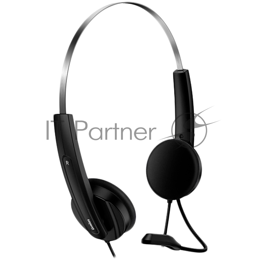 Гарнитура Genius HS-220U черный, проводная