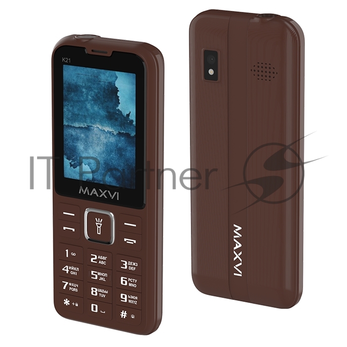 Мобильный телефон Maxvi K21 шоколадный