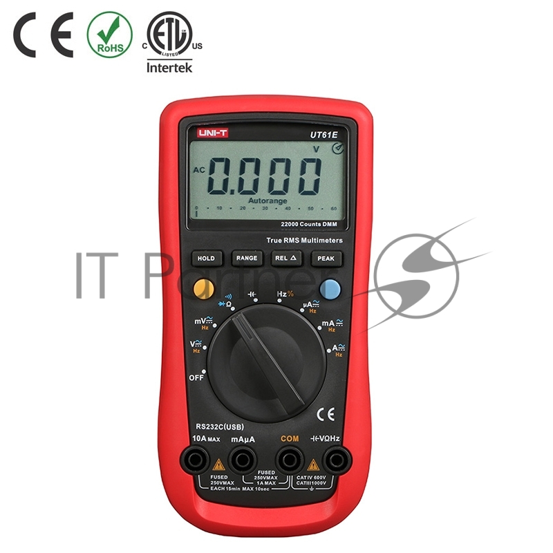 UNI-T Профессиональный мультиметр ut61e+ 13-0094