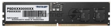 Оперативная память Patriot Signature, DDR5, 16GB (1x16 GB), 5200 MHz, CL42, DIMM