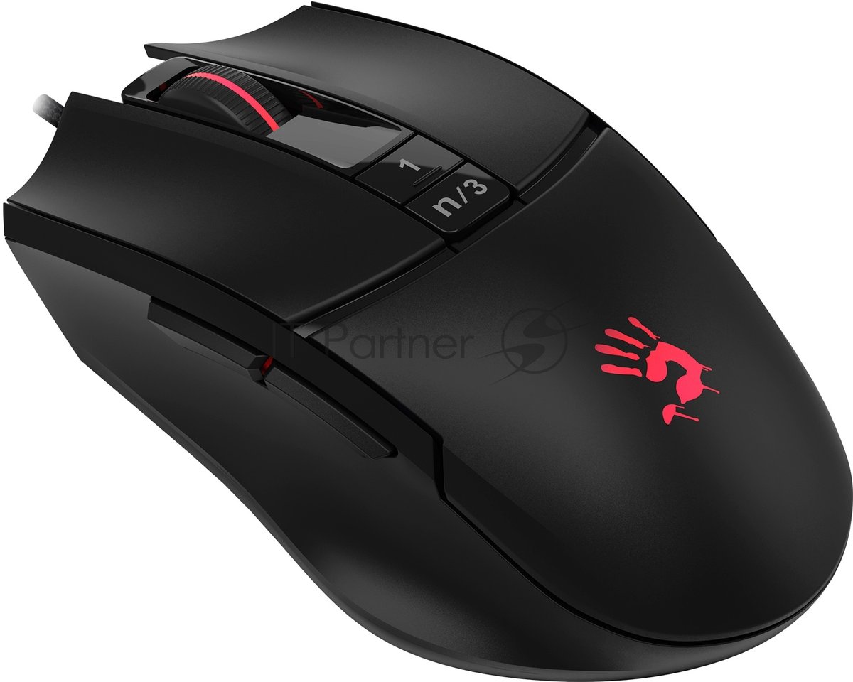 Мышь проводная A4Tech Bloody L65 Max черный, 12000 dpi, USB, кнопки - 7