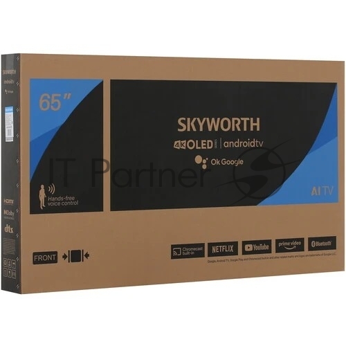 Телевизор Skyworth 65" 65SXE9000 серый OLED UHD 60Hz GoogleTV 2GB/32GB
