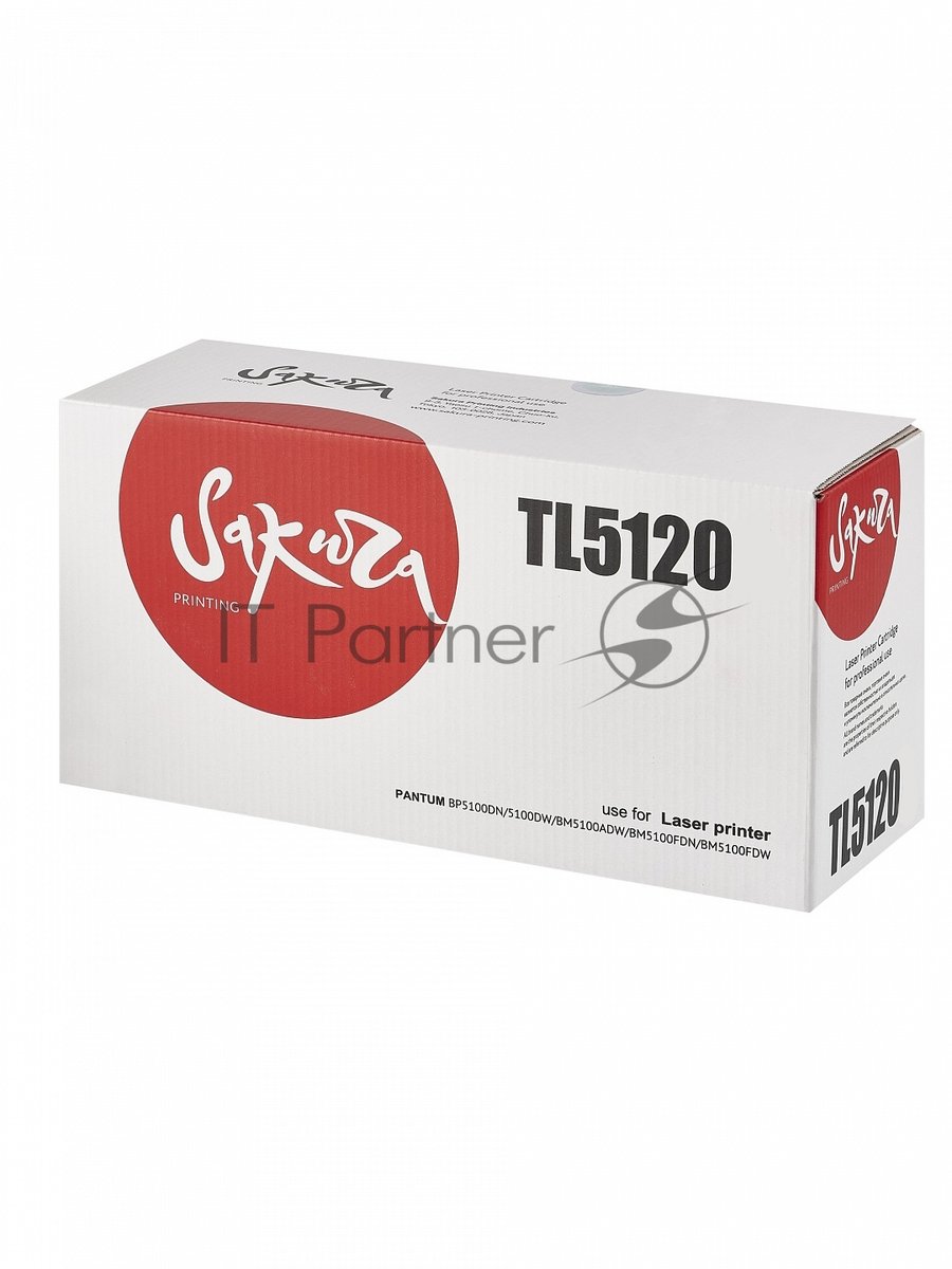 Картридж Sakura TL-5120/TL-5120P для Pantum BP5100DN/BP5100DW/BM5100ADN/BM5100ADW/BM5100FDN/BM5100FDW, черный, 3000 к.