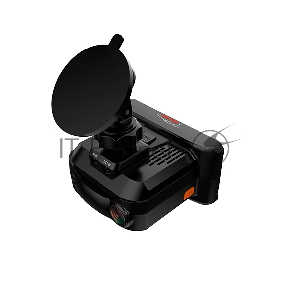 Видеорегистратор Sho-Me Combo Vision Pro, 3840x2160, 3", GPS/ГЛОНАСС, Wi-Fi, G-сенсор, датчик движения, GPS-информатор