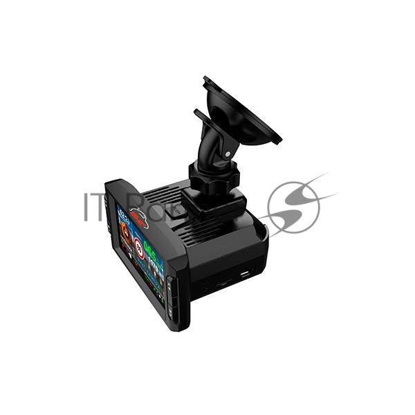 Видеорегистратор Sho-Me Combo Vision Pro, 3840x2160, 3", GPS/ГЛОНАСС, Wi-Fi, G-сенсор, датчик движения, GPS-информатор