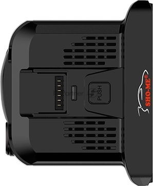 Видеорегистратор Sho-Me Combo Vision Pro, 3840x2160, 3", GPS/ГЛОНАСС, Wi-Fi, G-сенсор, датчик движения, GPS-информатор