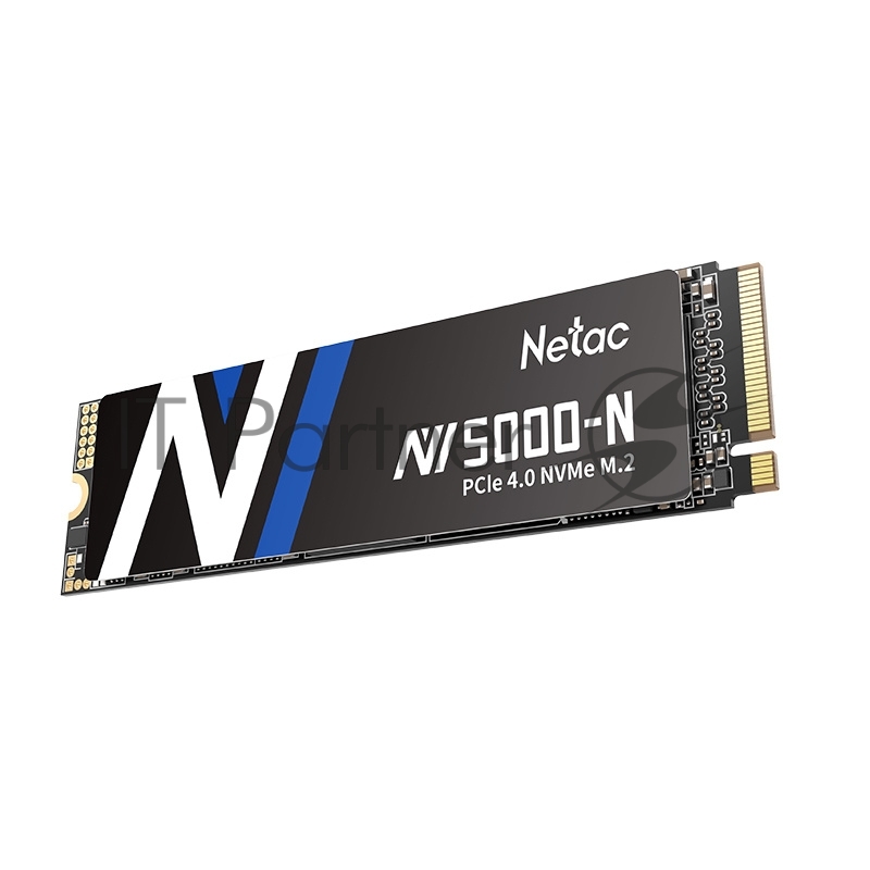 Накопитель SSD Netac NV5000-N, 1Tb, M.2 2280, PCIe 4.0 x4, NVMe, R/W 4800/4600, с радиатором