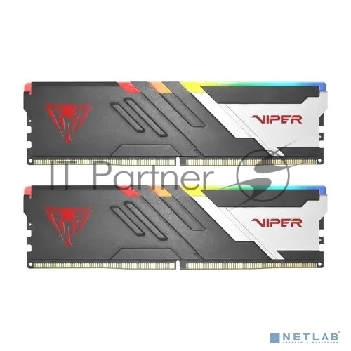 Оперативная память Patriot Viper Venom, DDR5, 32GB (2x16GB), 7200MHz, CL34, DIMM, с радиаторами, RGB, черный