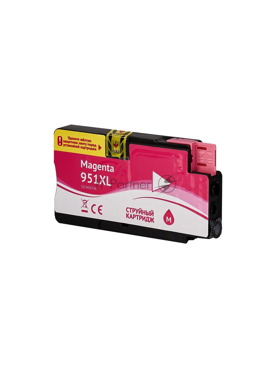 Картридж струйный Sakura CN047AE (№951XL Magenta) для HP, пурпурный, 26 мл., 1500 к.