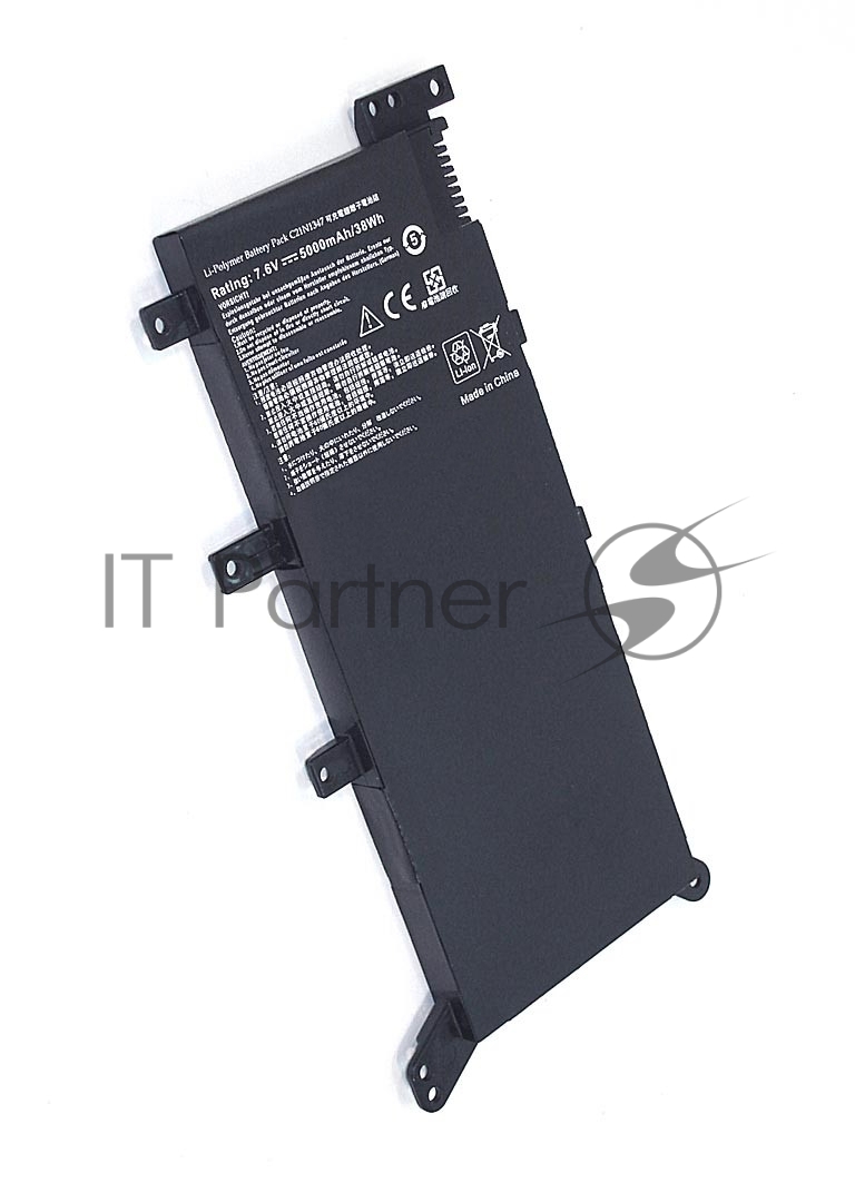 Аккумуляторная батарея для ноутбука Asus X555-2S1P 7.6V 38Wh OEM черный