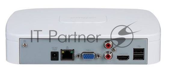 Видеорегистратор Dahua DHI-NVR2104-I2 4-канальный IP-видеорегистратор 4K и H.265+, ИИ