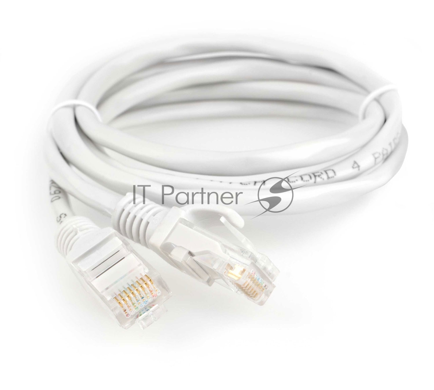 Патч-корд Гарнизон PC-UTP-5e-1.5, кат.5e, 1.5 м, серый