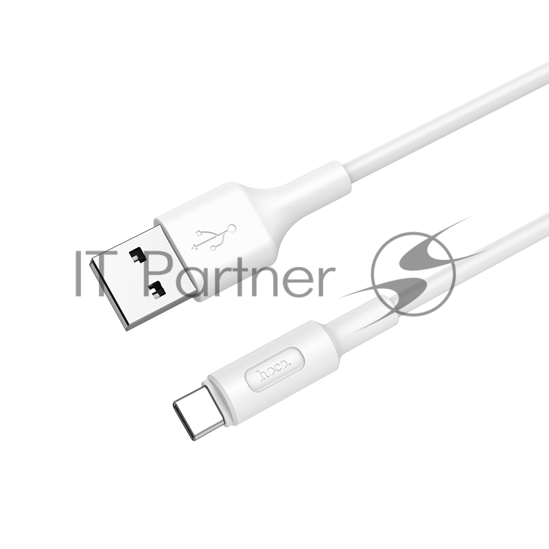 Кабель HOCO USB X25 Soarer для Type-C, 2А, 1м, белый