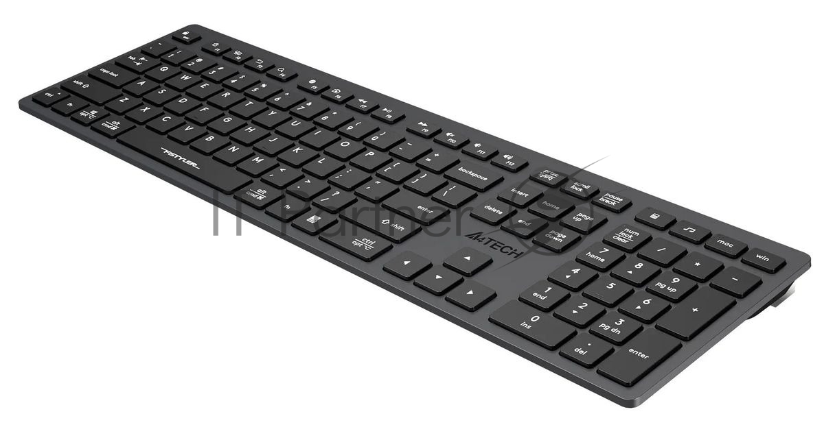Клавиатура проводная A4Tech Fstyler FX50, USB, серый