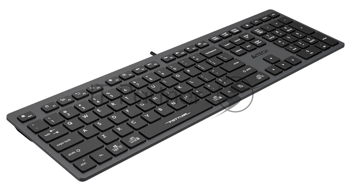 Клавиатура проводная A4Tech Fstyler FX50, USB, серый