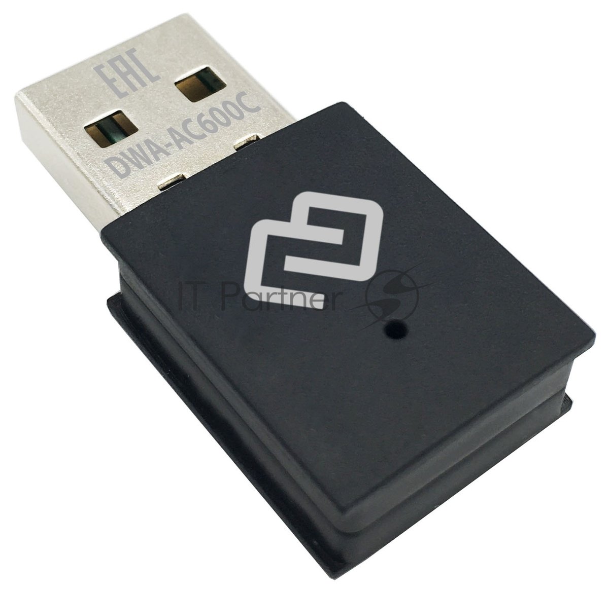 USB WiFi адаптер Digma - AC600C, Wi-Fi 5 (802.11ac), USB Type A, USB-adapter, цвет чёрный, DWA-AC600C