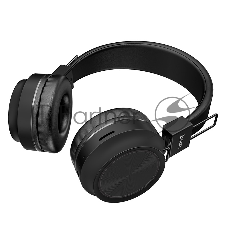 Беспроводные/проводные наушники Hoco W25 Promise черный, полноразмерные, Bluetooth + проводной, до 12 ч.