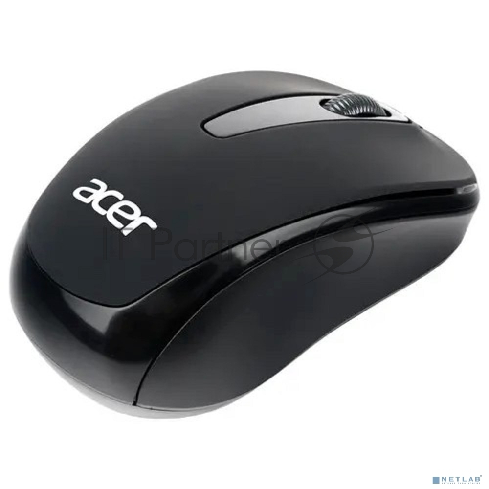 Мышь беспроводная Acer OMR133 черный, 1000 dpi, радиоканал, USB, кнопки - 3