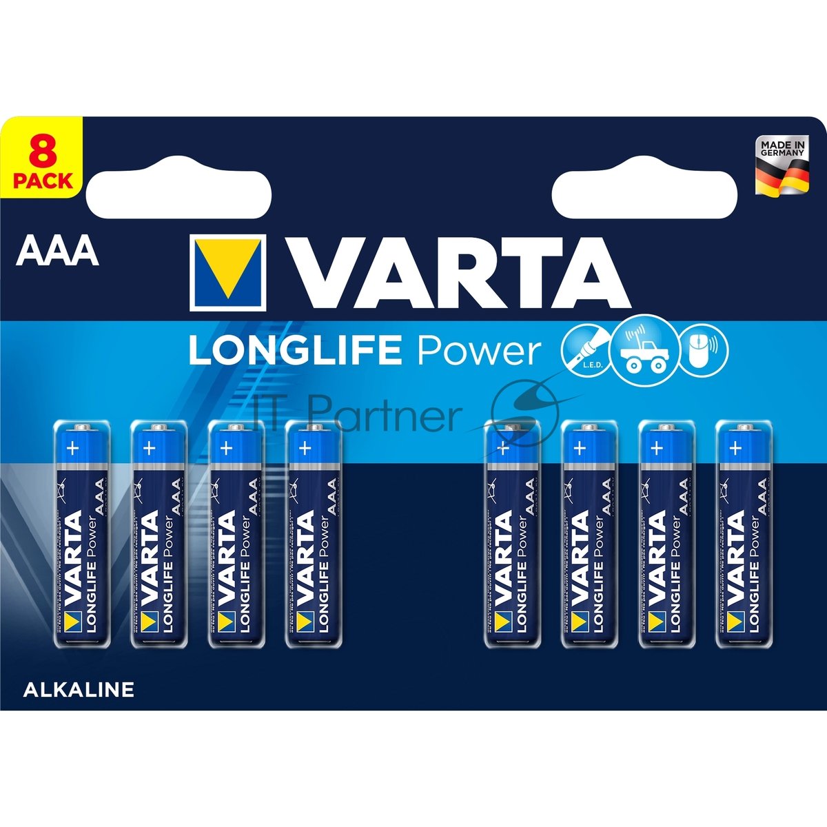 Батарейки Varta 04903121418, AAA LR03, 8 шт