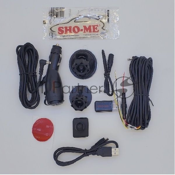 Видеорегистратор Sho-Me Combo Vision Pro, 3840x2160, 3", GPS/ГЛОНАСС, Wi-Fi, G-сенсор, датчик движения, GPS-информатор