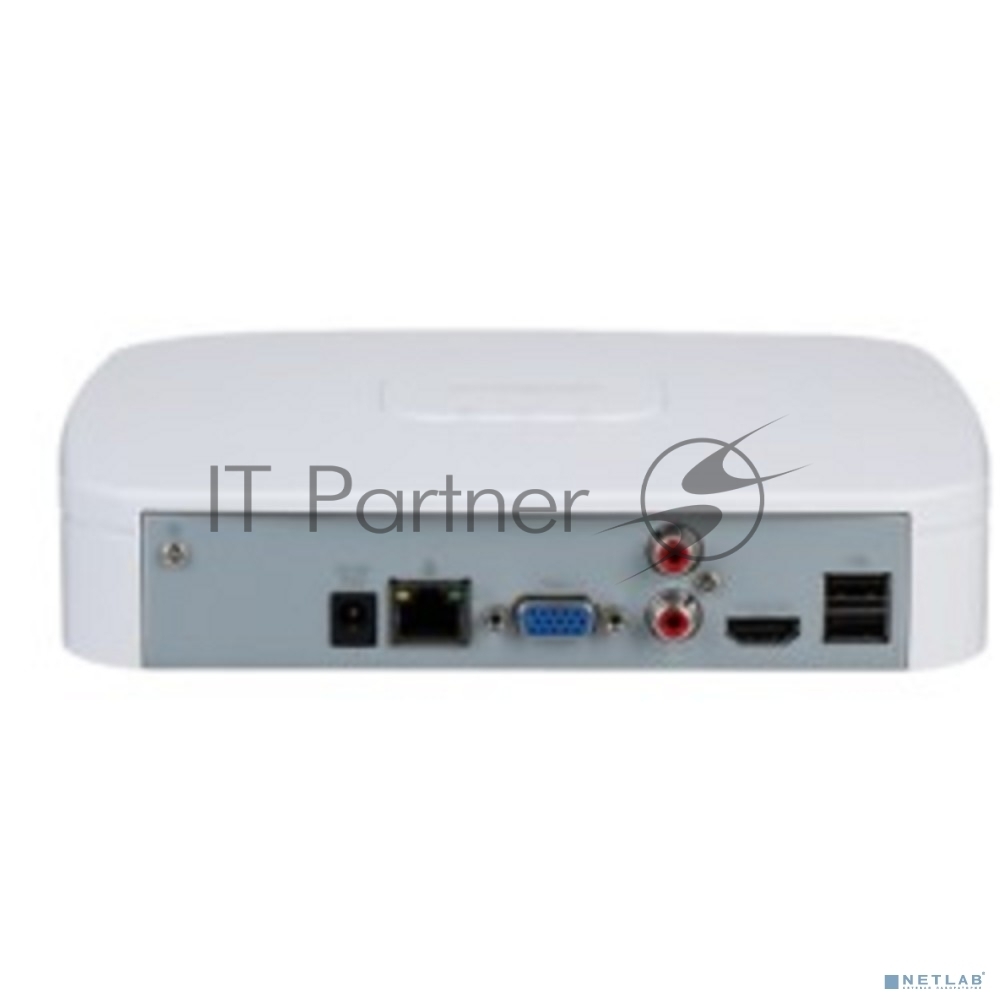 Видеорегистратор Dahua DHI-NVR2104-I2 4-канальный IP-видеорегистратор 4K и H.265+, ИИ
