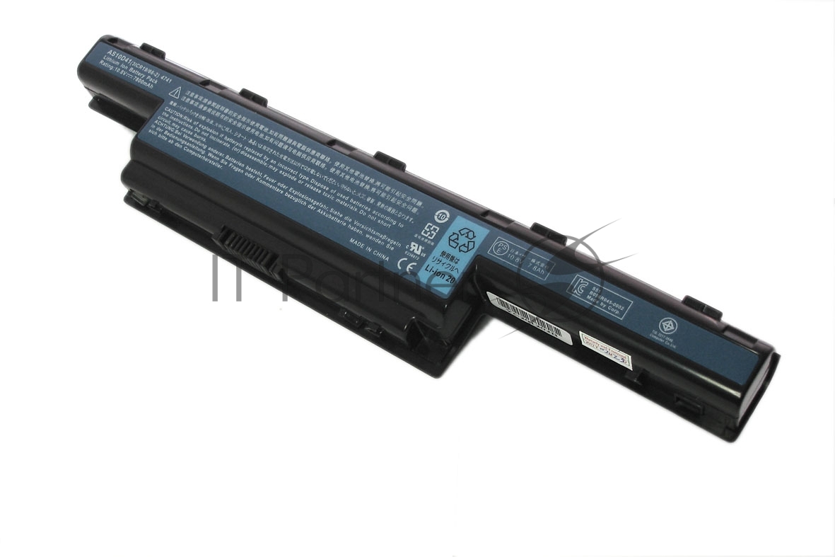 Аккумуляторная батарея для ноутбука Acer Aspire 5741, 5733, 4551, 4741, 4740 7800mAh OEM черный
