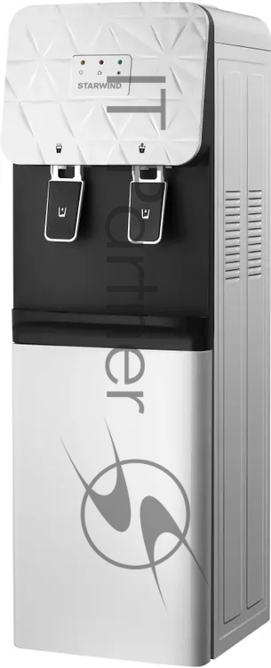Кулер для воды Starwind SW-1003FW, верхняя загрузка, нагрев 95 °С, без охлаждения, белый