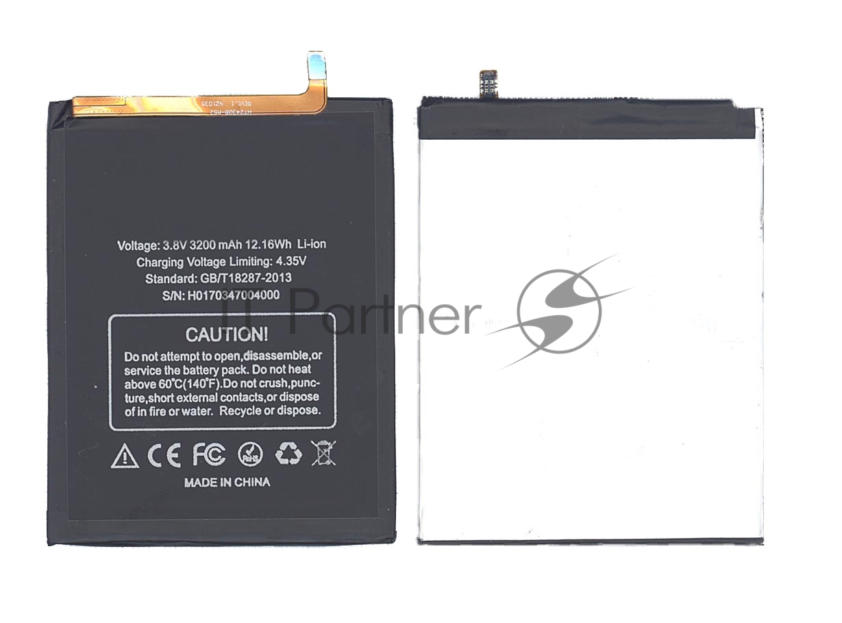 Аккумулятор Doogee 62202, для Y6/Y6c, 3200mAh