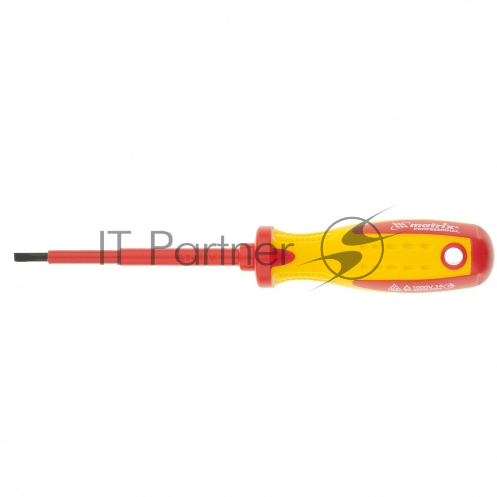 Отвертка Matrix Insulated, PH1 x 75 мм, CrMo, до 1000 В, двухкомп. рукоятка