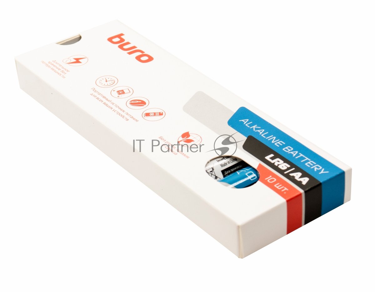 Батарея Buro Alkaline LR6 AA 2900mAh (20шт) коробка