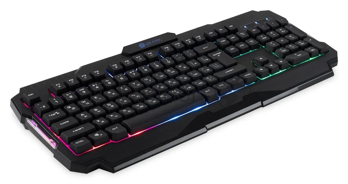 Клавиатура Oklick 757G HW2 проводная, USB Type-A, чёрный