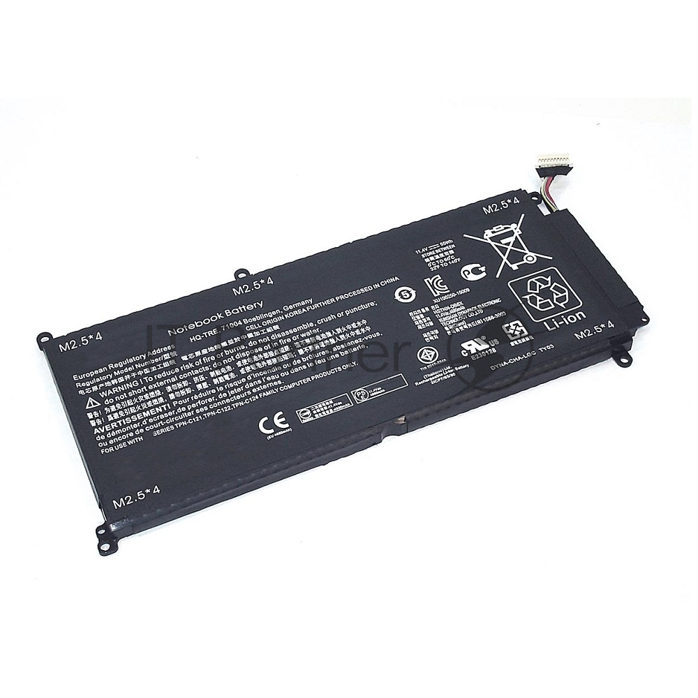 Аккумуляторная батарея для ноутбука HP Envy 15-ae000 11,4V 55Wh
